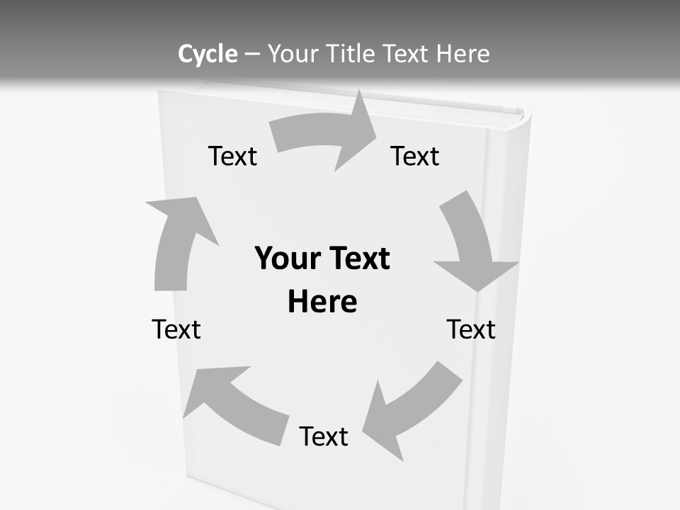 Single Encyclopedia Notebook PowerPoint Template