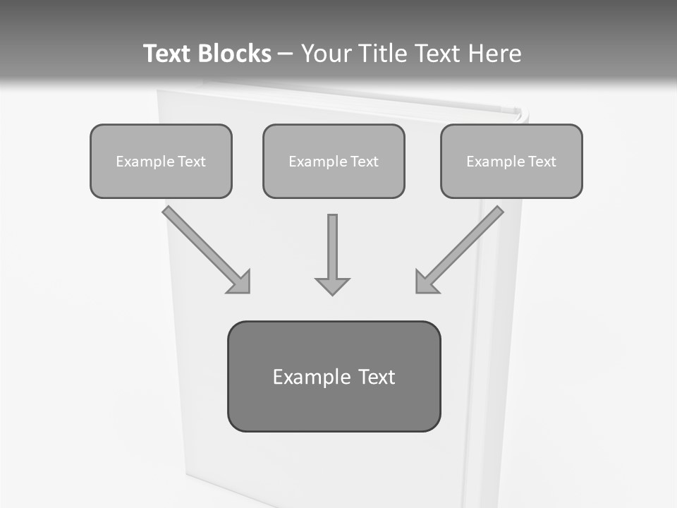 Single Encyclopedia Notebook PowerPoint Template