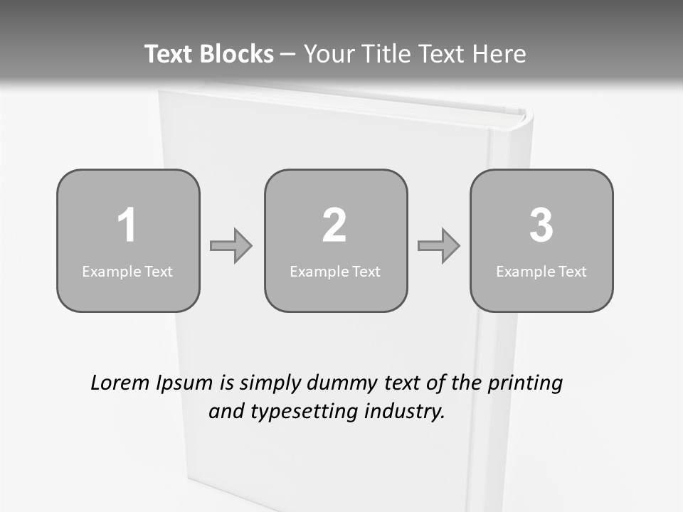 Single Encyclopedia Notebook PowerPoint Template