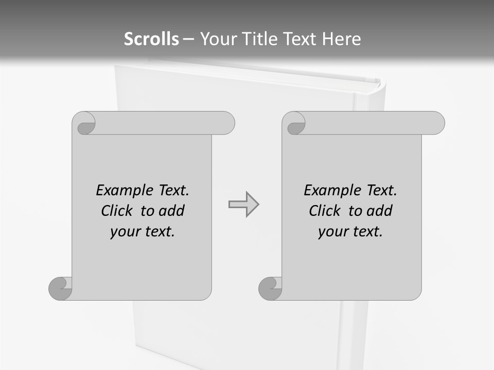 Single Encyclopedia Notebook PowerPoint Template