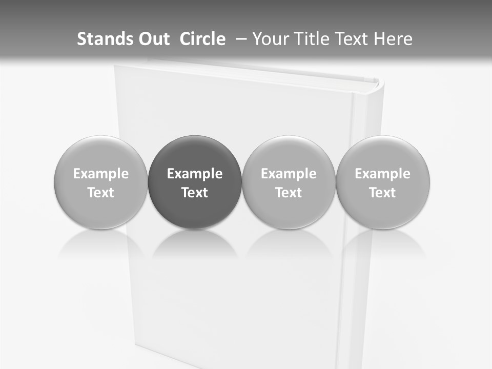 Single Encyclopedia Notebook PowerPoint Template