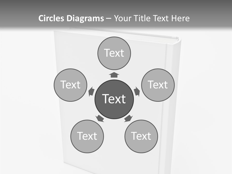 Single Encyclopedia Notebook PowerPoint Template