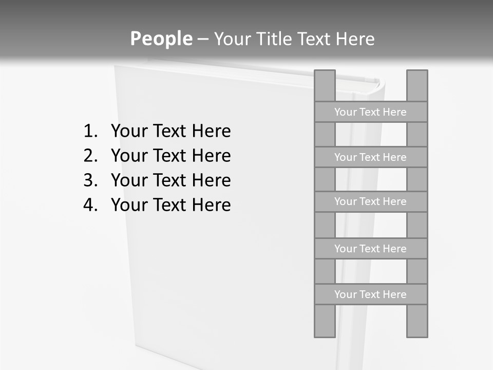 Single Encyclopedia Notebook PowerPoint Template