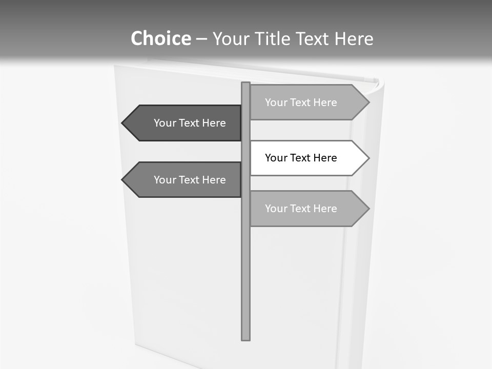 Single Encyclopedia Notebook PowerPoint Template
