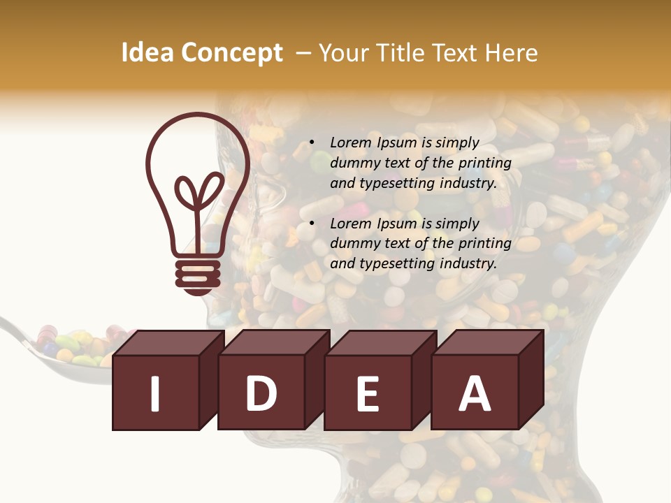 Cure Drug Investigated PowerPoint Template