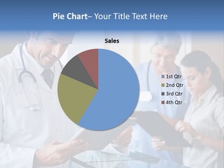 App Multiethnic Nurse PowerPoint Template