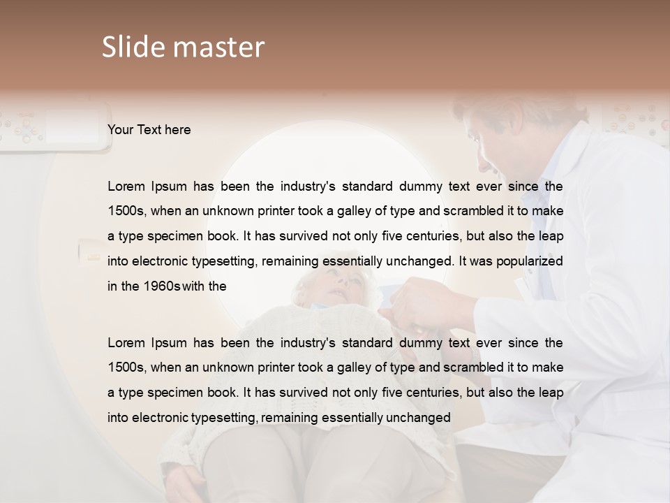 Profession Radiologist Prepare PowerPoint Template