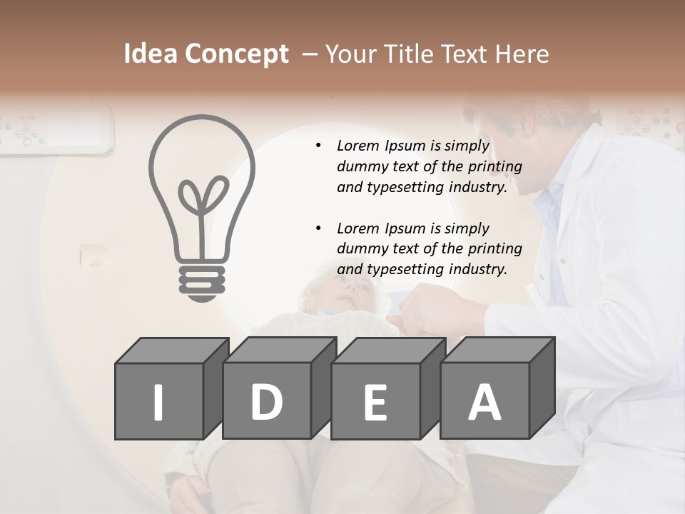 Profession Radiologist Prepare PowerPoint Template