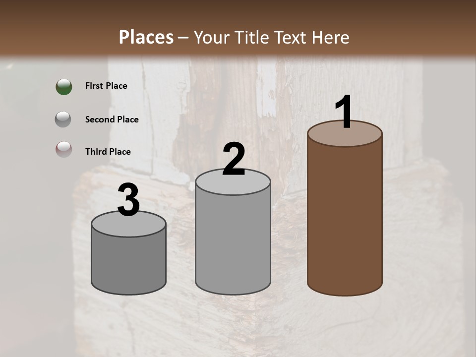 Old Lumber Material PowerPoint Template