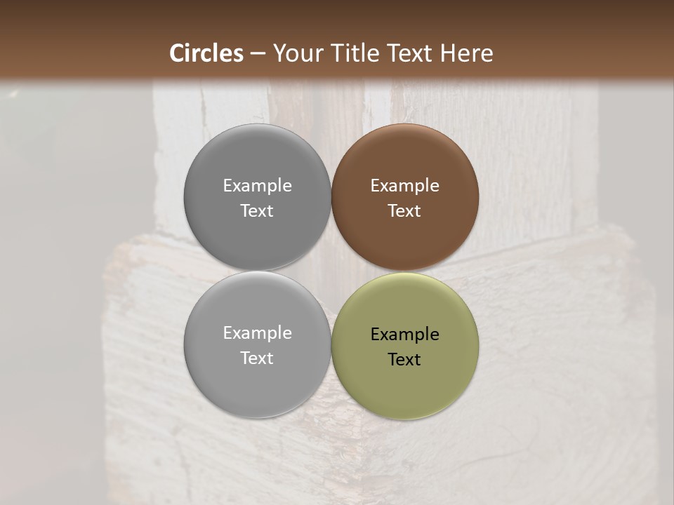 Old Lumber Material PowerPoint Template