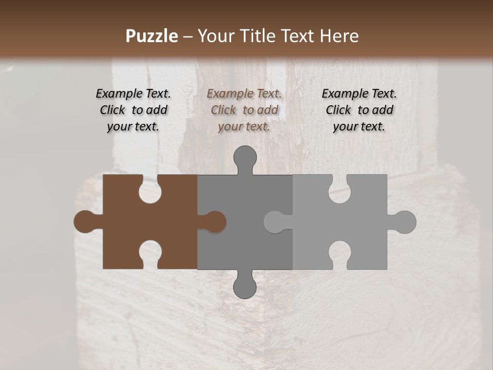 Old Lumber Material PowerPoint Template