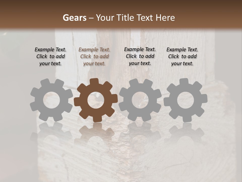 Old Lumber Material PowerPoint Template
