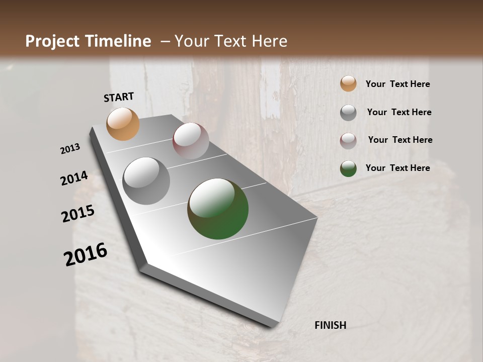 Old Lumber Material PowerPoint Template