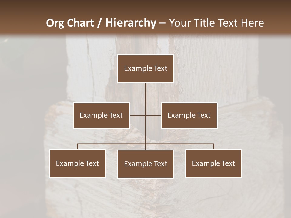 Old Lumber Material PowerPoint Template