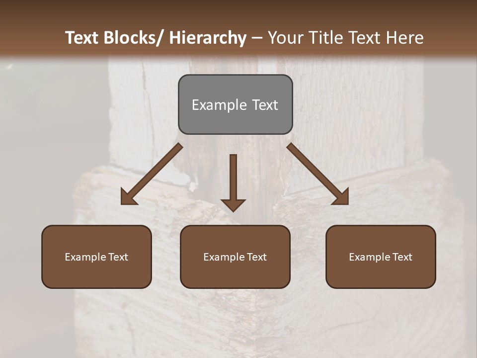 Old Lumber Material PowerPoint Template