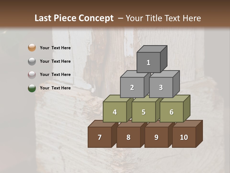Old Lumber Material PowerPoint Template