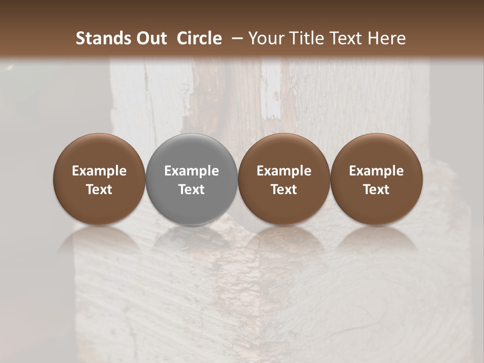 Old Lumber Material PowerPoint Template