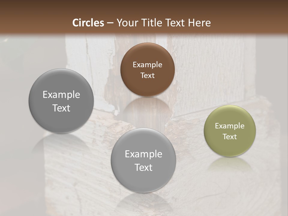 Old Lumber Material PowerPoint Template