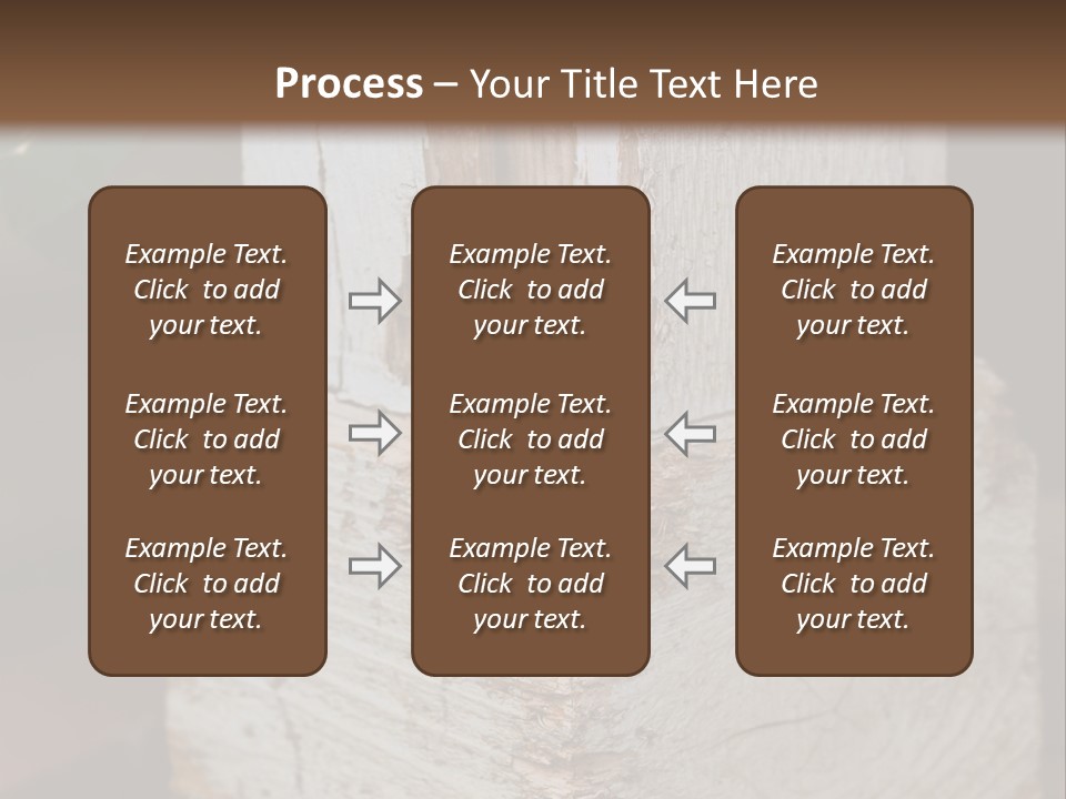 Old Lumber Material PowerPoint Template
