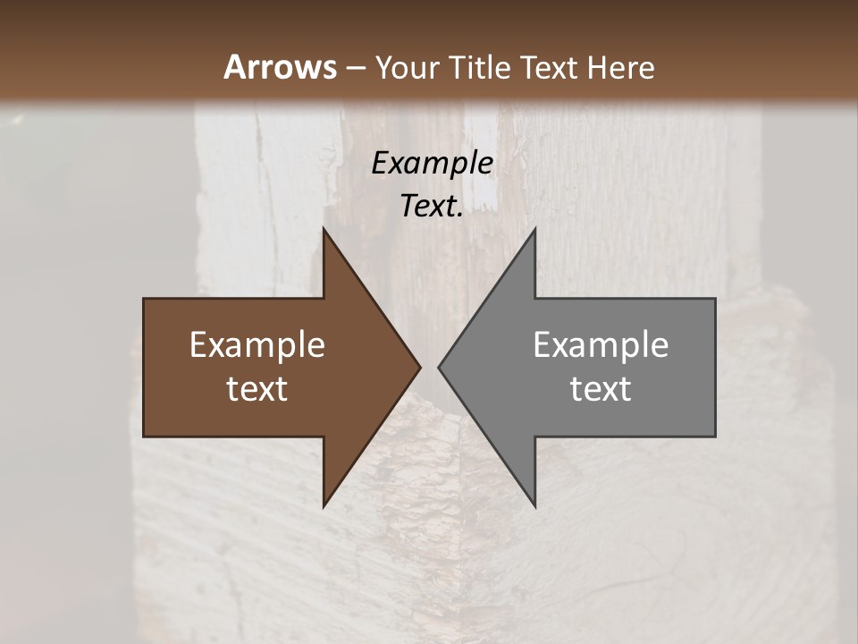Old Lumber Material PowerPoint Template