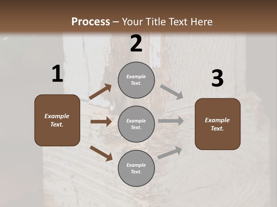 Old Lumber Material PowerPoint Template