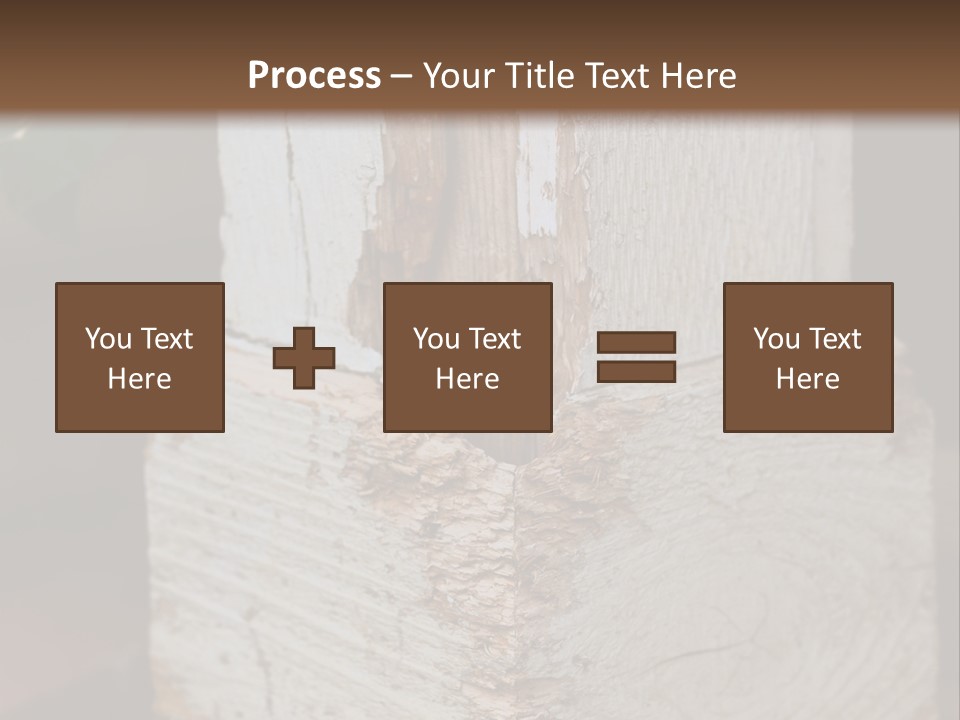 Old Lumber Material PowerPoint Template