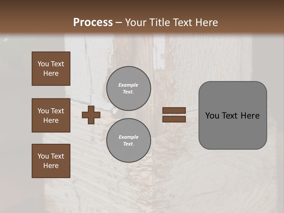 Old Lumber Material PowerPoint Template