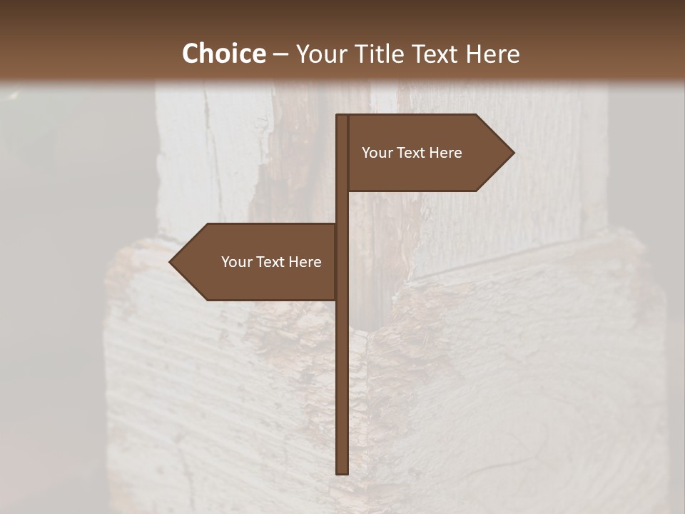 Old Lumber Material PowerPoint Template