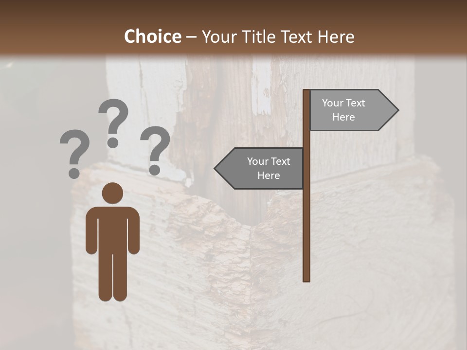 Old Lumber Material PowerPoint Template