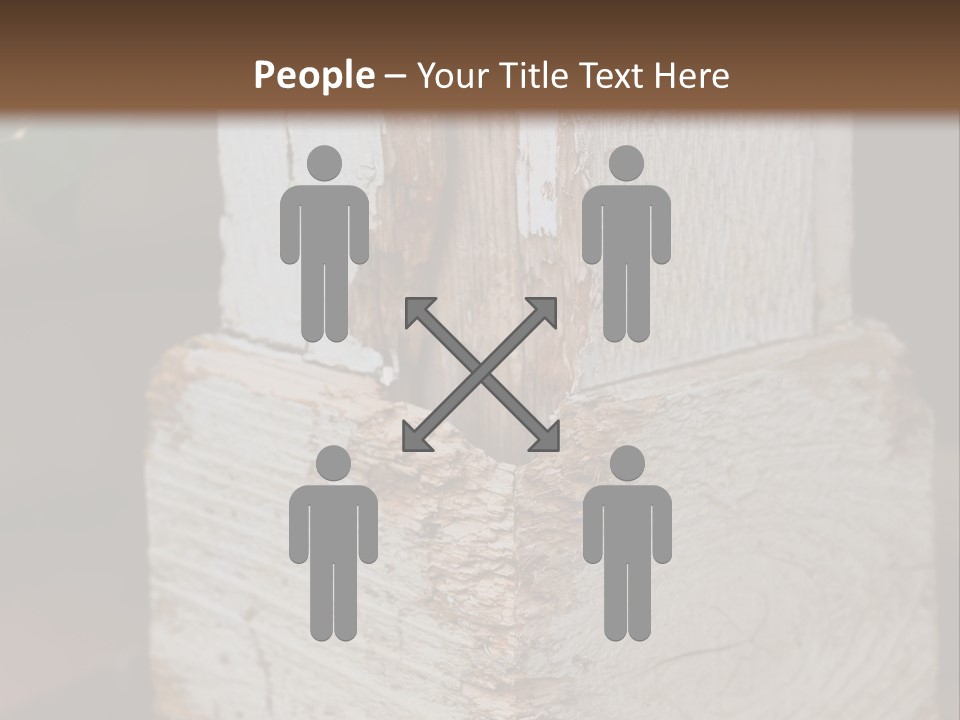 Old Lumber Material PowerPoint Template