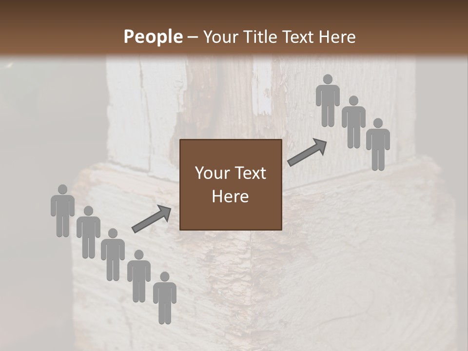 Old Lumber Material PowerPoint Template