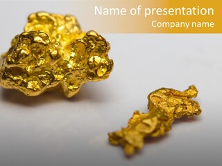 Nugget Standard Yellow PowerPoint Template