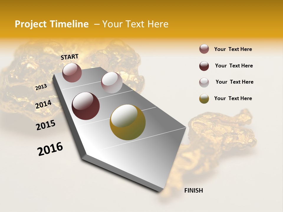 Nugget Standard Yellow PowerPoint Template