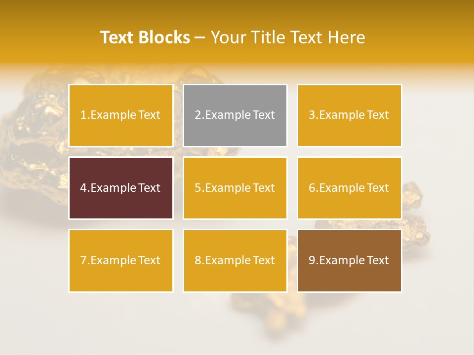 Nugget Standard Yellow PowerPoint Template