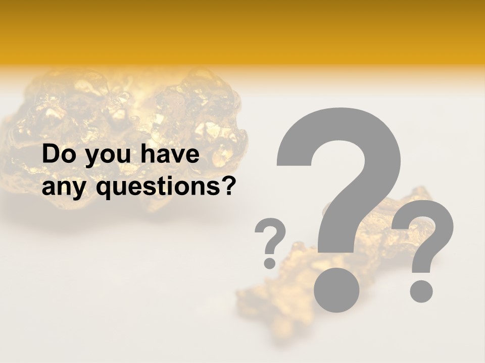 Nugget Standard Yellow PowerPoint Template