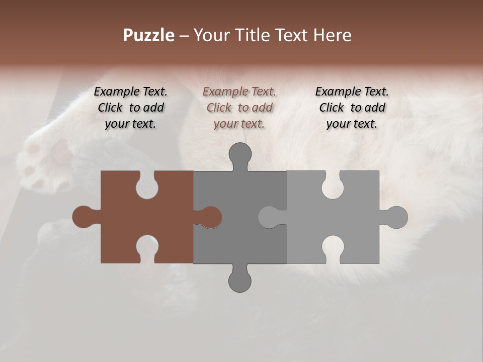 Adorable Lying Little PowerPoint Template