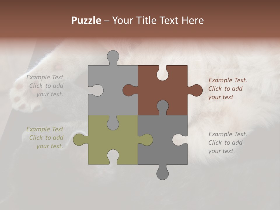 Adorable Lying Little PowerPoint Template