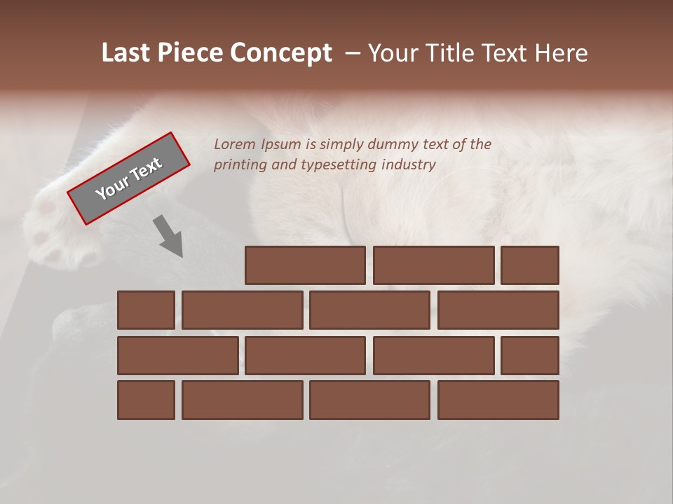 Adorable Lying Little PowerPoint Template