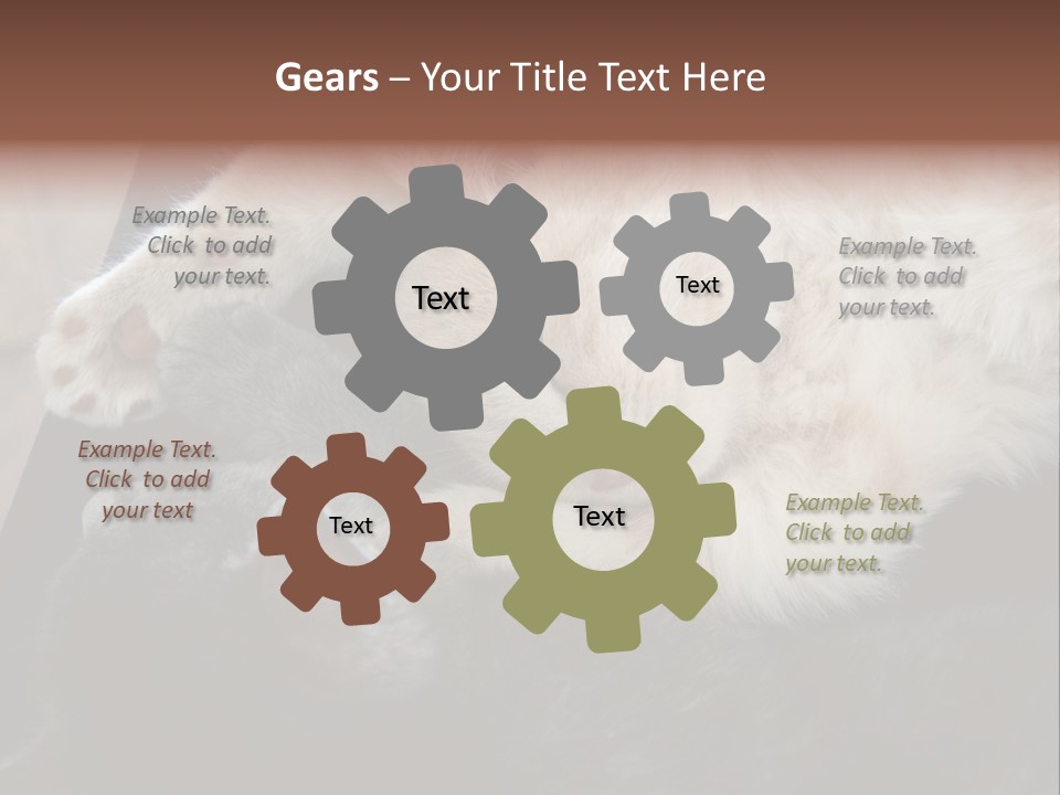 Adorable Lying Little PowerPoint Template