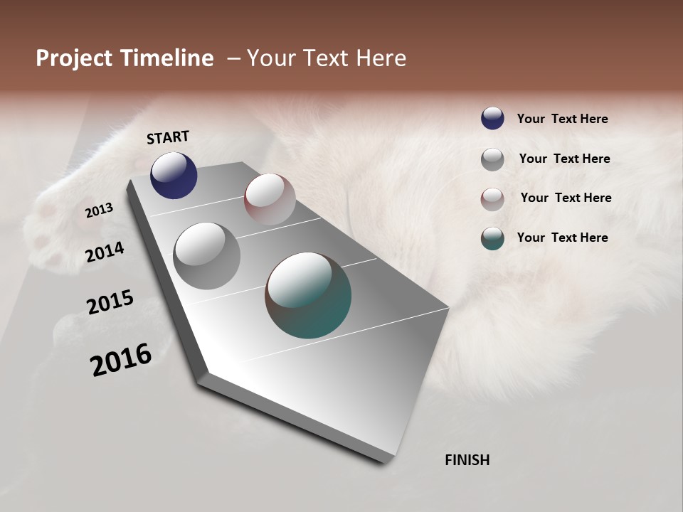 Adorable Lying Little PowerPoint Template