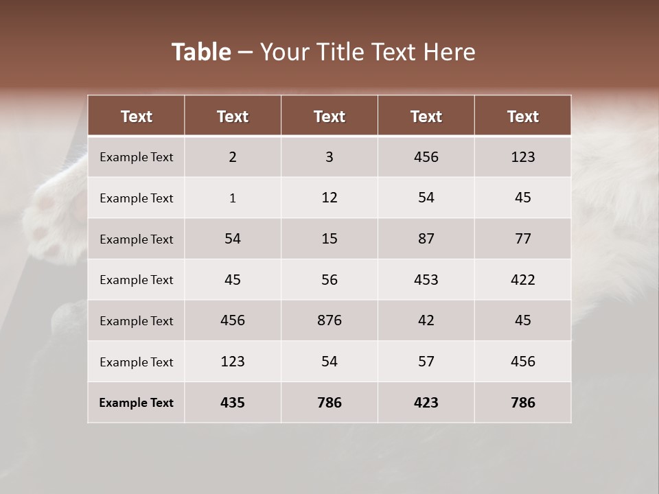 Adorable Lying Little PowerPoint Template