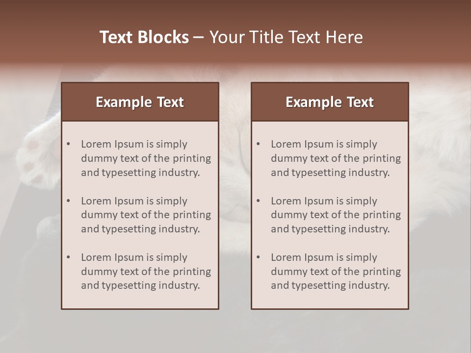 Adorable Lying Little PowerPoint Template