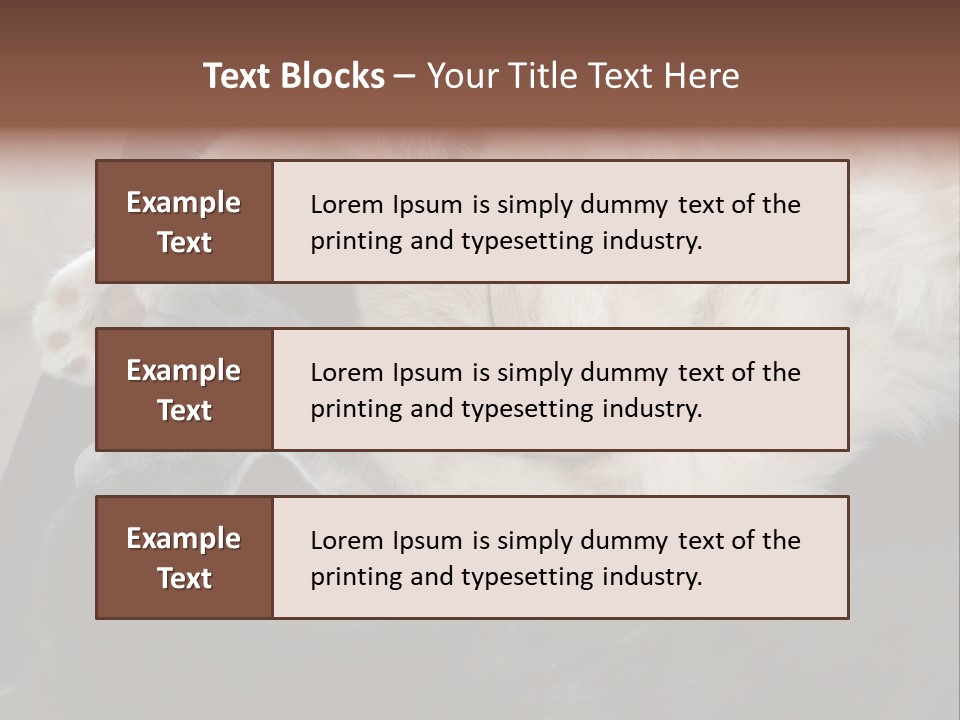 Adorable Lying Little PowerPoint Template
