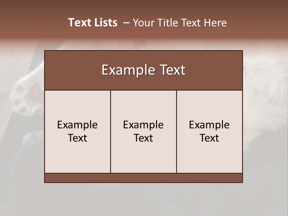 Adorable Lying Little PowerPoint Template