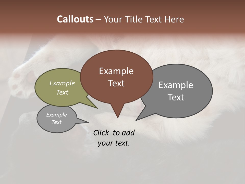 Adorable Lying Little PowerPoint Template