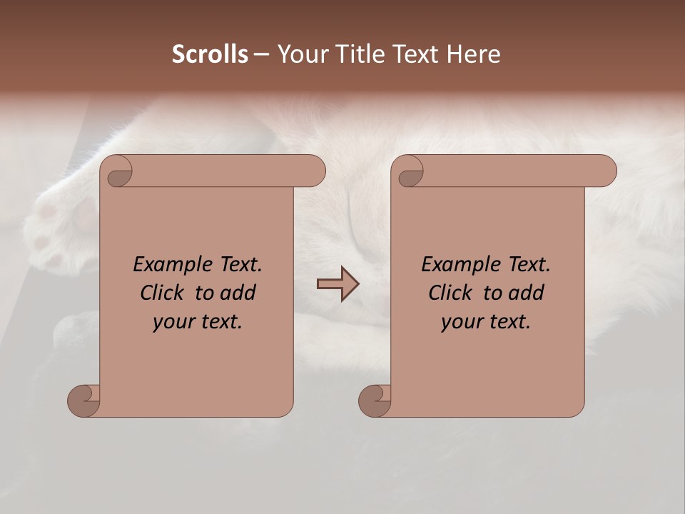 Adorable Lying Little PowerPoint Template