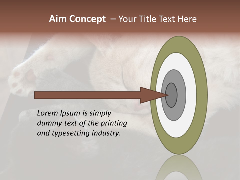 Adorable Lying Little PowerPoint Template