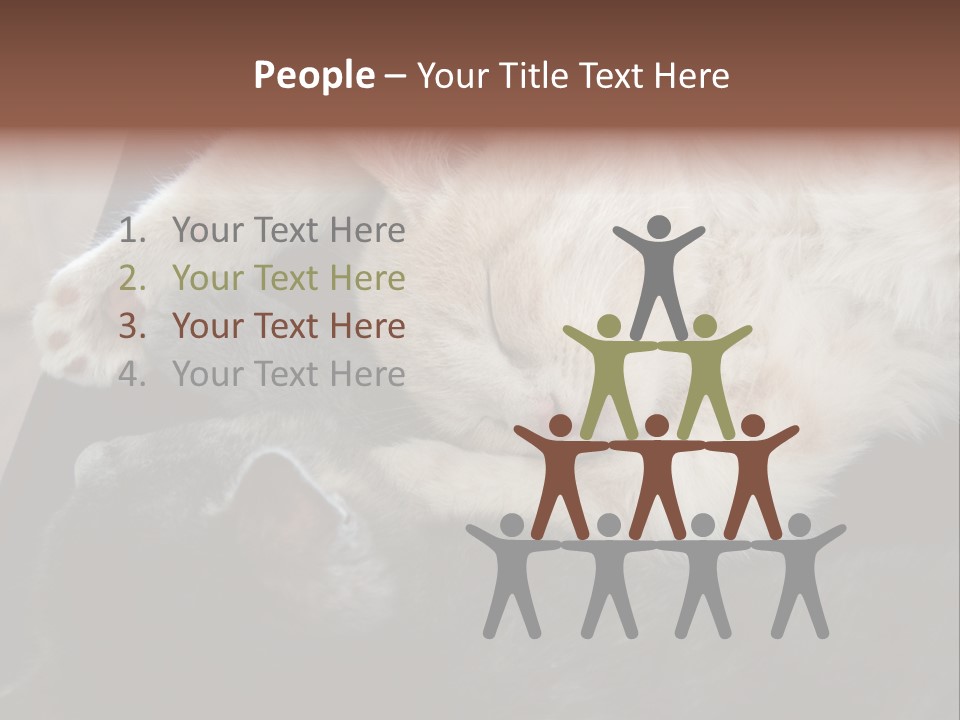 Adorable Lying Little PowerPoint Template