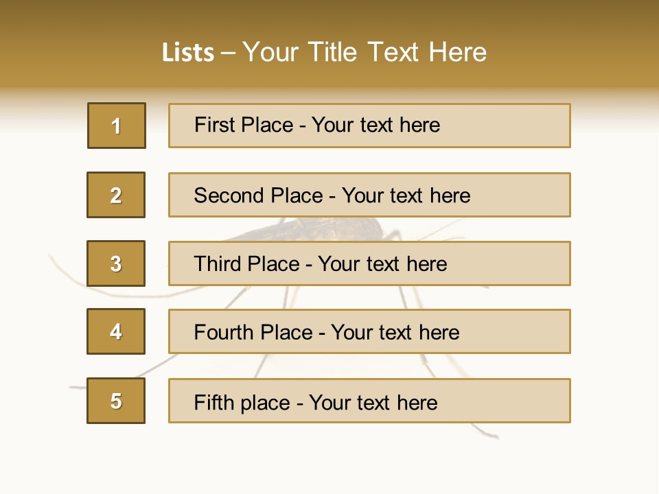 Nature Gnat Fever PowerPoint Template