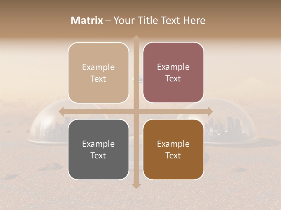 Settlement Science Fiction World PowerPoint Template